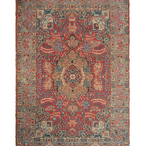 A Pair of Tabriz Wool Rugs 20th 30b03d