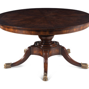 A Regency Style Rosewood and Burlwood