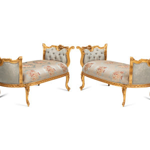 A Pair of Louis XV Style Giltwood 30b097