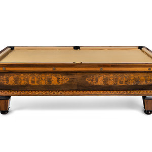 A Charles X Marquetry Billiards