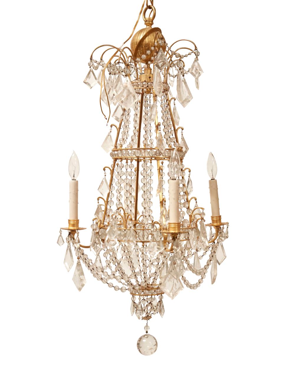 A NEOCLASSICAL-STYLE CHANDELIERA Neoclassical-style