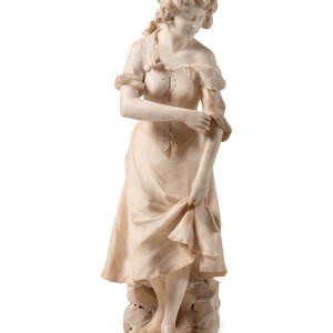 A Continental Carved Alabaster 30b113