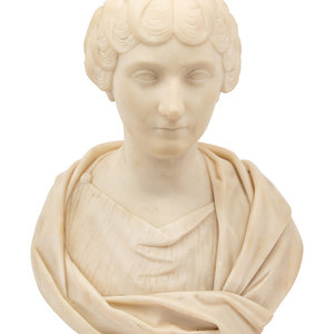 A Continental Marble Bust of a 30b115
