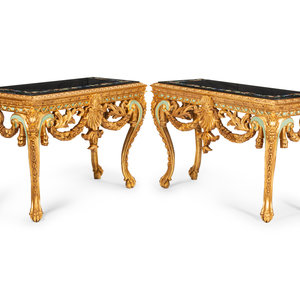 A Pair of Continental Giltwood 30b125