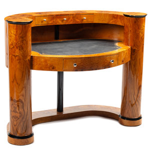 A Biedermeier Style Burlwood Desk
20th