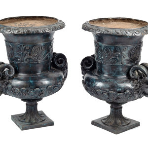 A Pair of Pompeiian Style Patinated 30b167