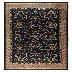 A Peking Wool Rug Early 20th Century 11 30b1a7