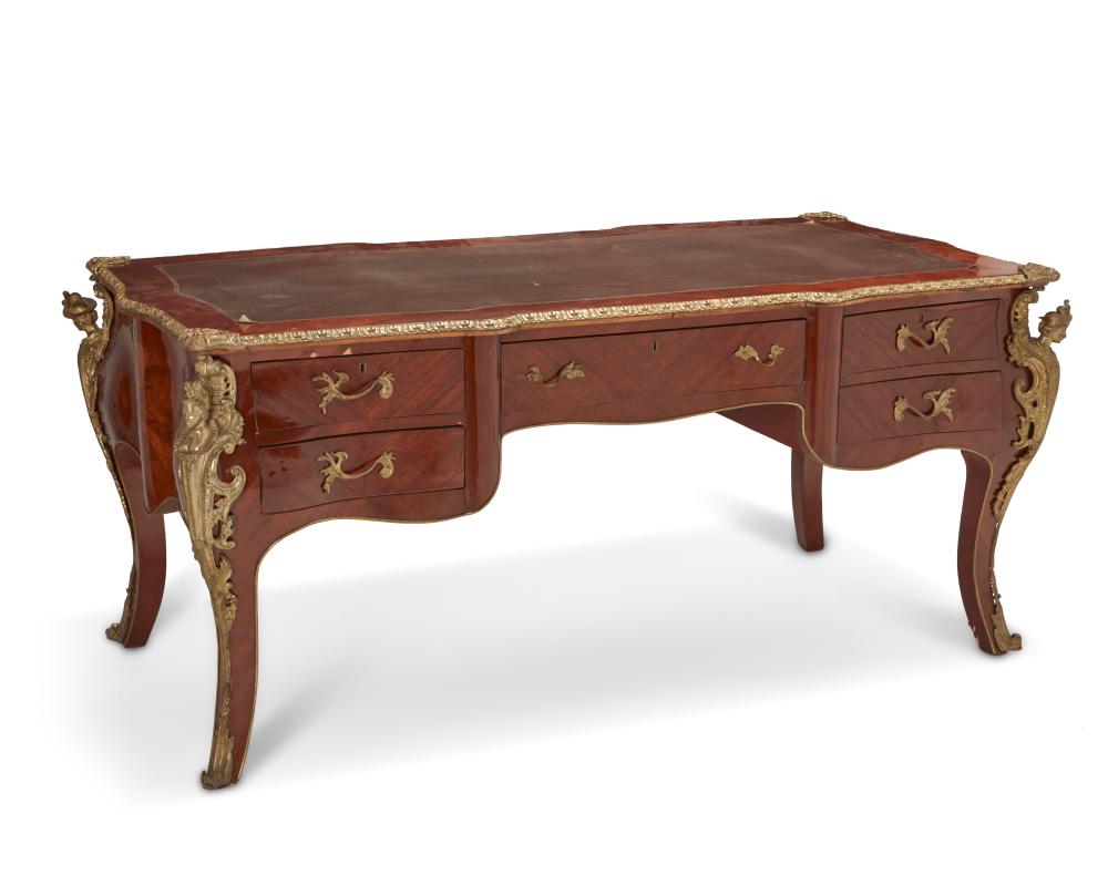 A LOUIS XV STYLE BUREAU PLATA Louis 30b1b1