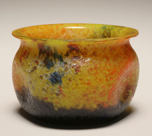 Art glass bowl, possibly Czech,