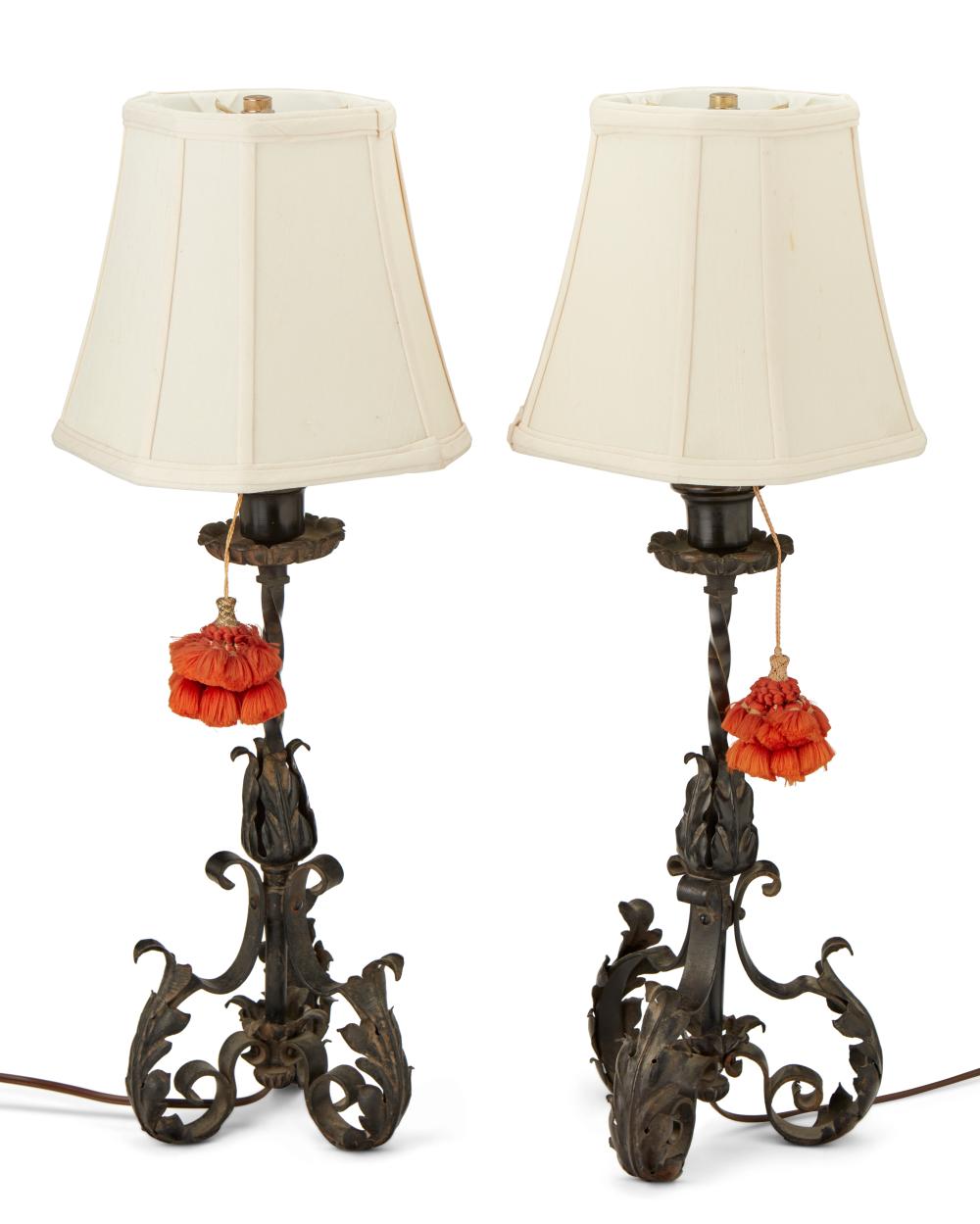 A PAIR OF SPANISH COLONIAL STYLE 30b203