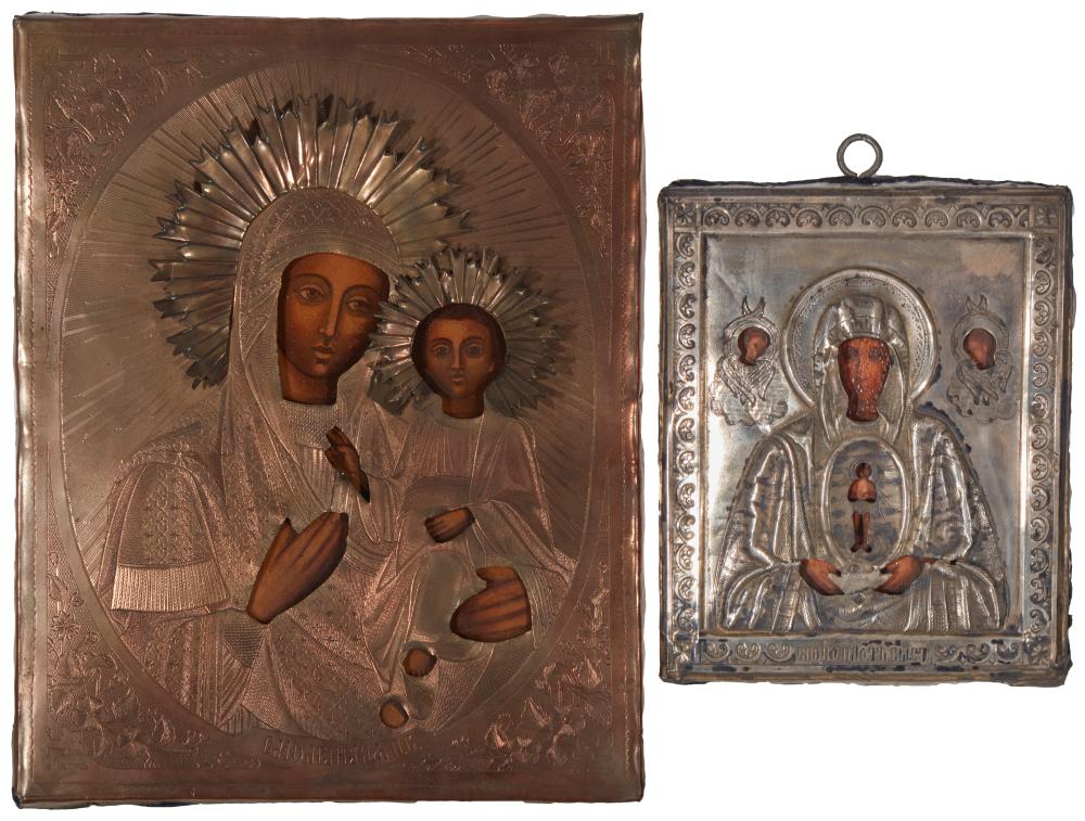 TWO RUSSIAN ICONS DEPICTING THE 30b1fb