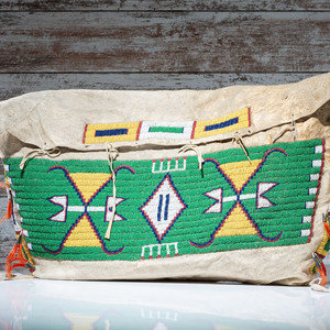 Sioux Beaded Hide Possible Bag
late