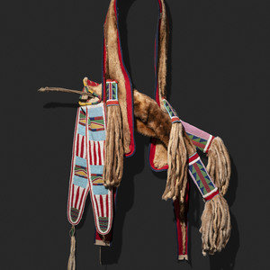 Nez Perce Beaded Otter Bowcase 30b25c