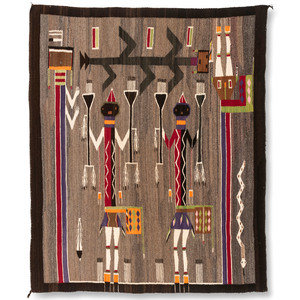 Navajo Pictorial Weaving Rug second 30b2f6