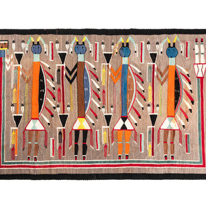 Navajo Pictorial Weaving Rug  30b2f7