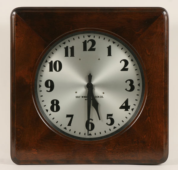Self Winding Clock Co. wall clock;