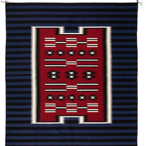 Navajo Moki Revival Weaving Rug ca 30b3c9