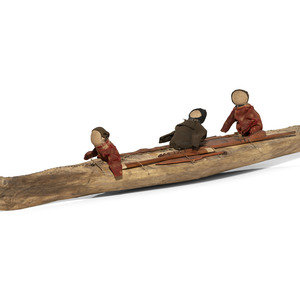 Arctic Sealskin Toy Kayak early 30b3e5