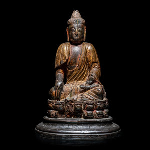 A Chinese Carved Wood Figure of