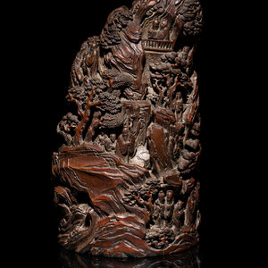 A Chinese Bamboo Root Carving of