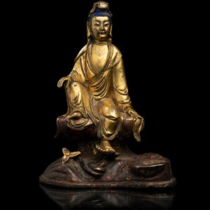 A Chinese Parcel Gilt Bronze Figure 30b484