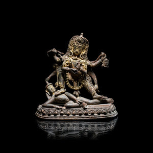 A Nepalese Parcel Gilt Bronze Figure 30b4bc