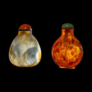 Two Chinese Snuff Bottles
Late