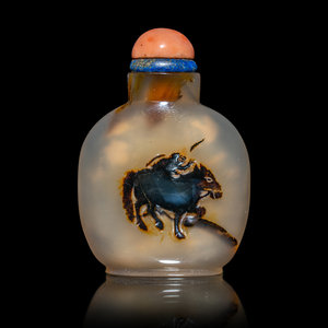 A Chinese Shadow Agate Snuff Bottle Late 30b502