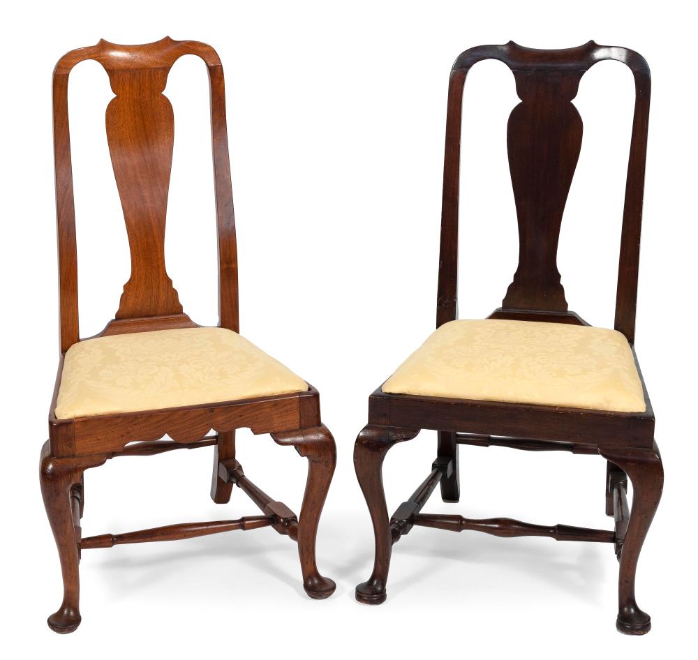 TWO QUEEN ANNE SIDE CHAIRS NEW 30b536