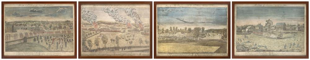 FOUR BATTLE OF LEXINGTON PRINTS 30b544