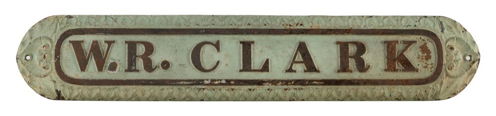 CAST IRON TRADE SIGN LATE 19TH EARLY 30b5fd