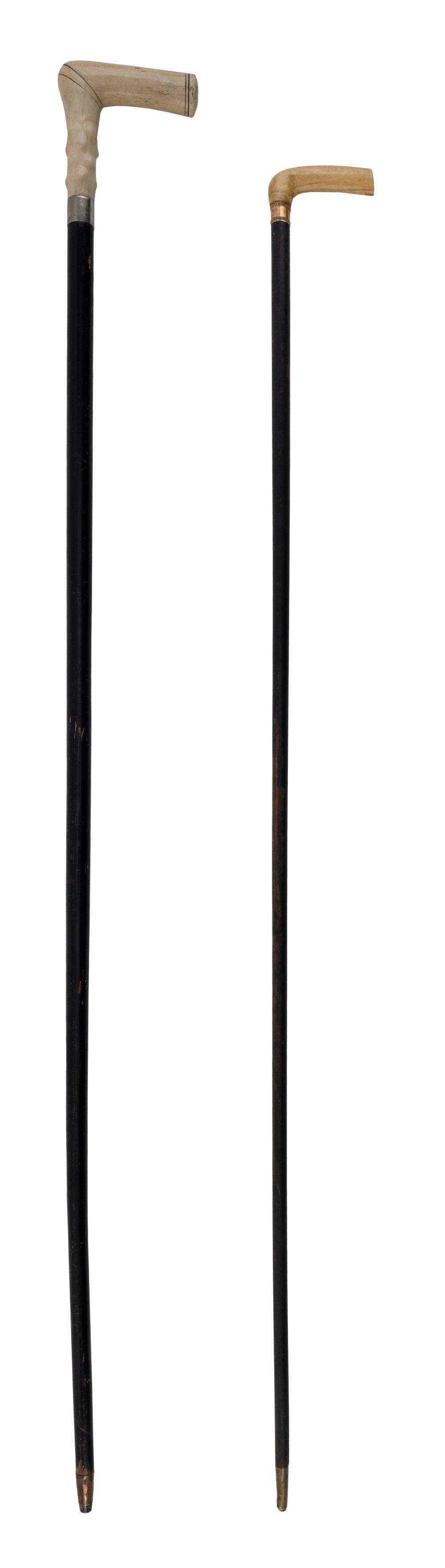 TWO CANESTWO CANES,   1) L-shaped