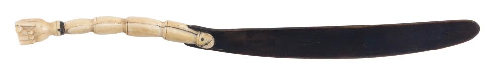 BONE AND BALEEN SPATULA 19TH CENTURY 30b69e