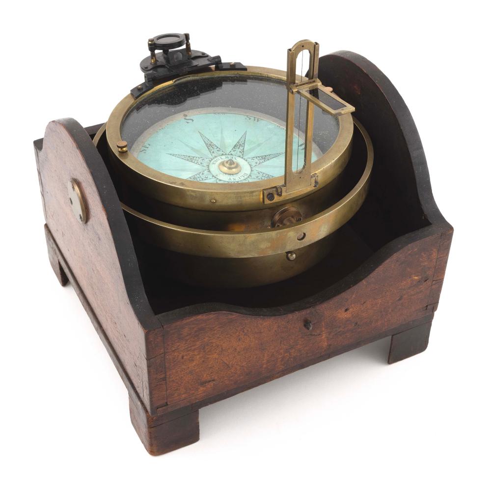 U.S. NAVY SUN AZIMUTH COMPASS BY