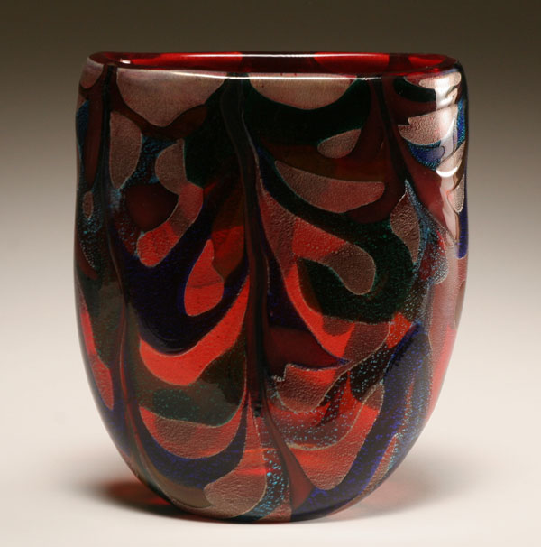 Murano glass fenicio vase by Enrico 4df18