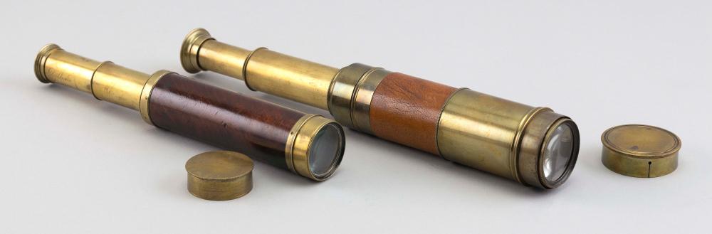 TWO TELESCOPES 19TH CENTURY LENGTHS 30b6fd