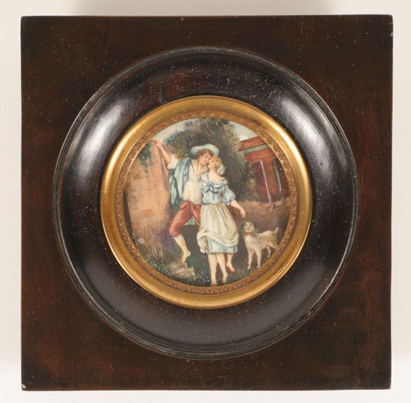 French 19th century portrait miniature 4df1d