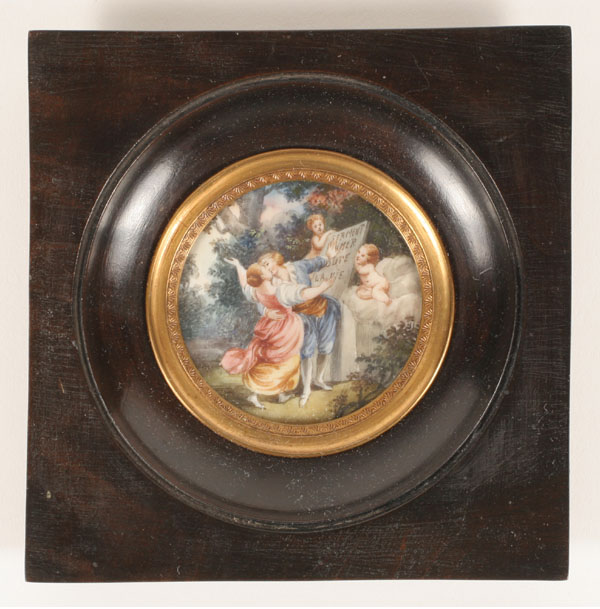 French 19th century portrait miniature 4df1e