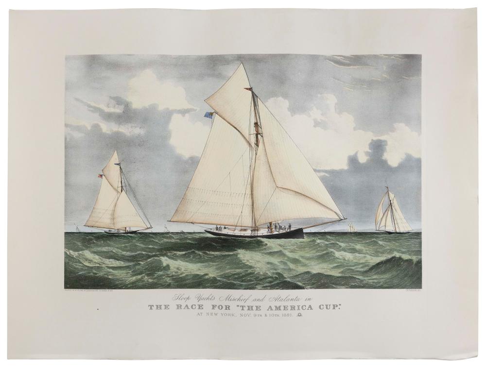 AFTER CURRIER IVES THE RACE 30b748