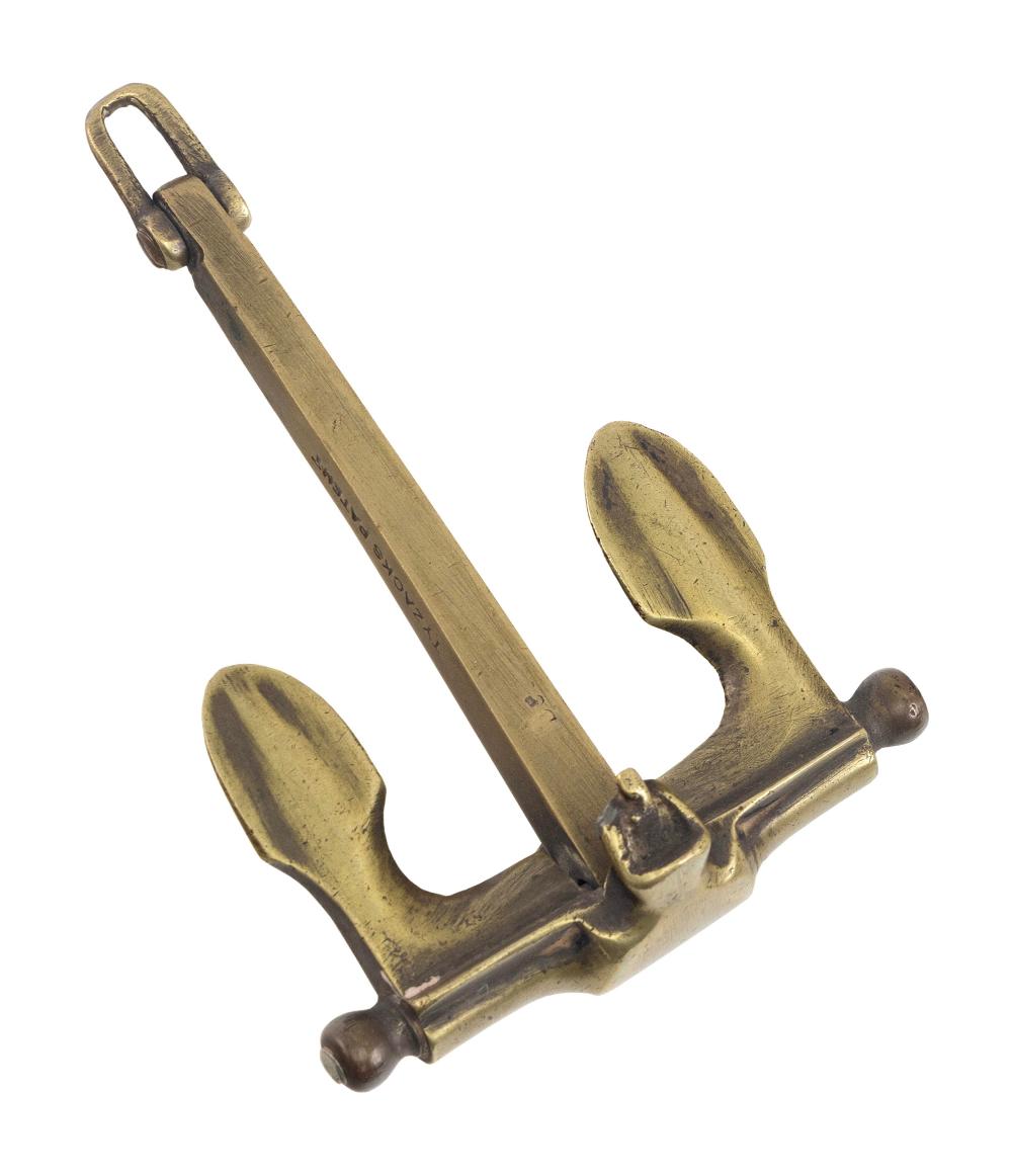 TYZACKS PATENT STOCKLESS ANCHOR