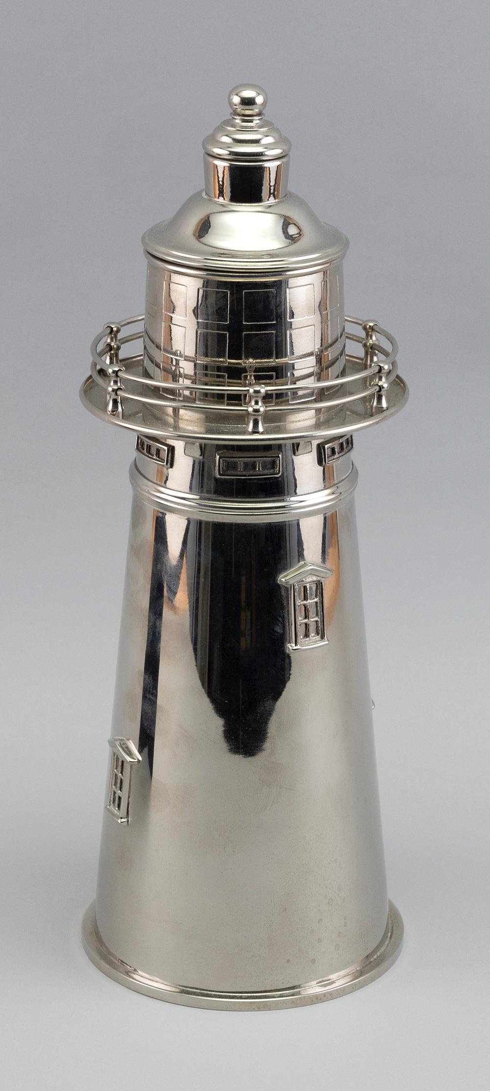 SILVER PLATED LIGHTHOUSE COCKTAIL 30b77b