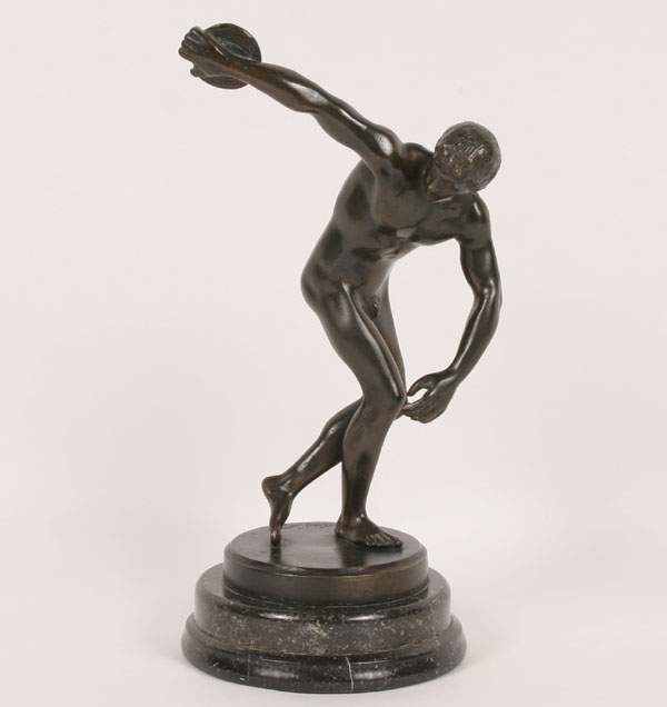 Bronze statue of the Discus Thrower