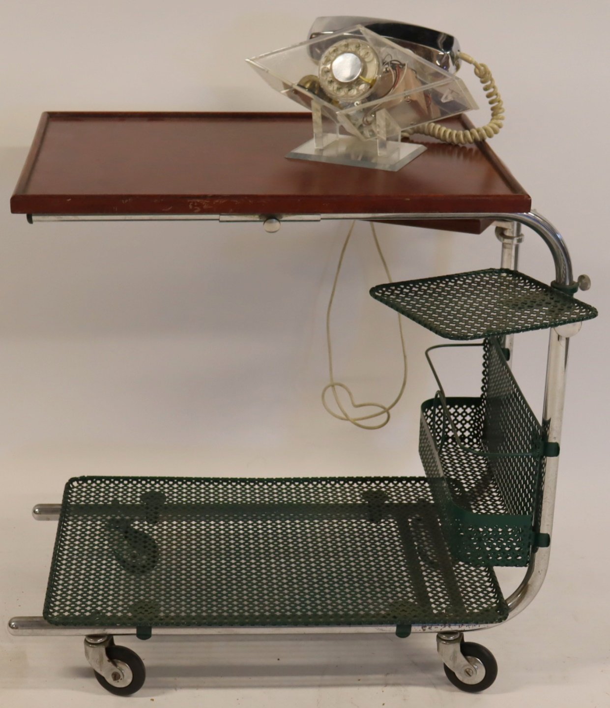 MATHIEU MATEGOT MIDCENTURY SERVING CART