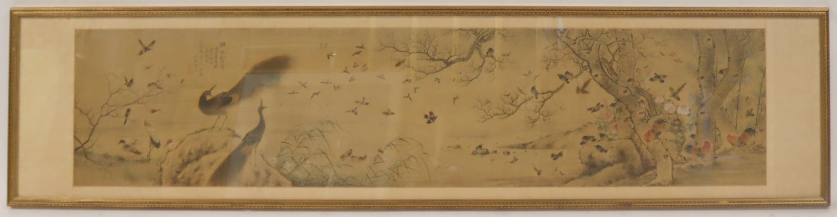 LARGE SIGNED CHINESE BIRDS AND 30b852