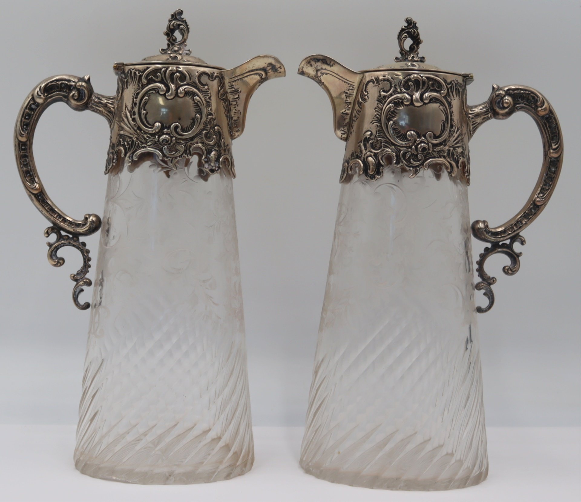 SILVER. NEAR PAIR OF AUSTRO-HUNGARIAN