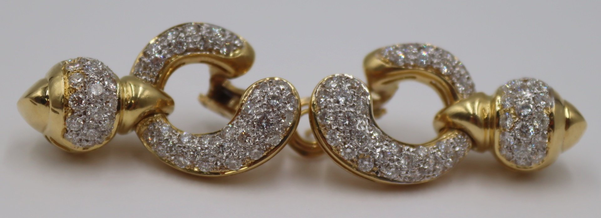 JEWELRY PAIR OF ITALIAN 18KT GOLD 30b90d