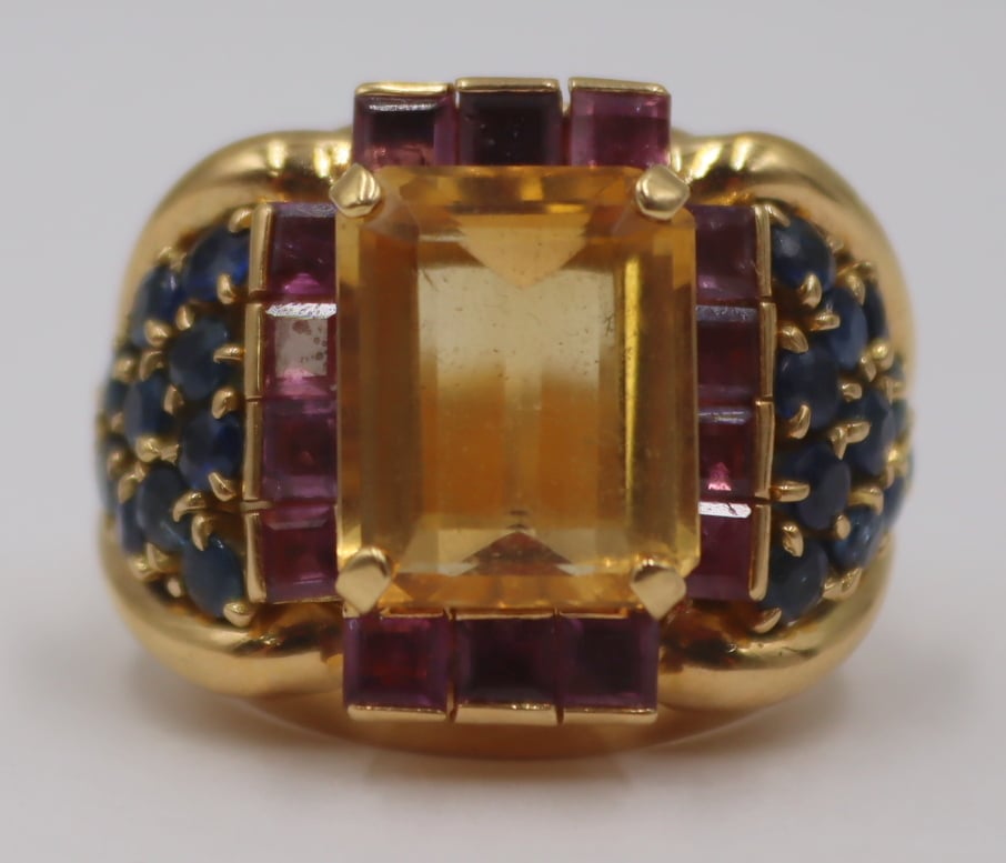 JEWELRY. SIGNED ITALIAN 18KT GOLD,