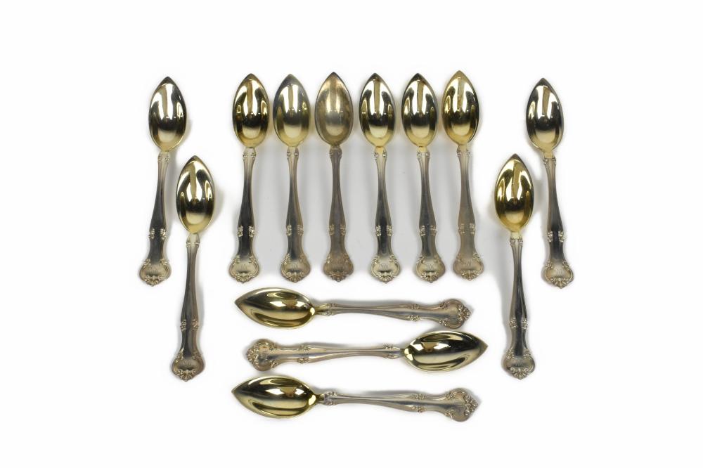 GROUP OF THIRTEEN ENGLISH STERLING