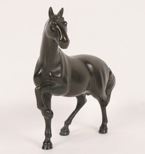 Chinese bronze stallion with raised 4df62