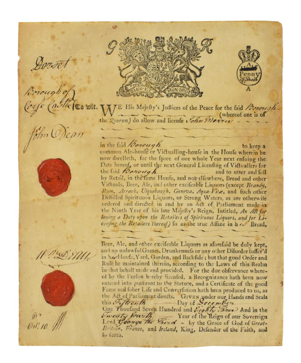 HISTORICAL ENGLISH DOCUMENT DATED 30b9e5